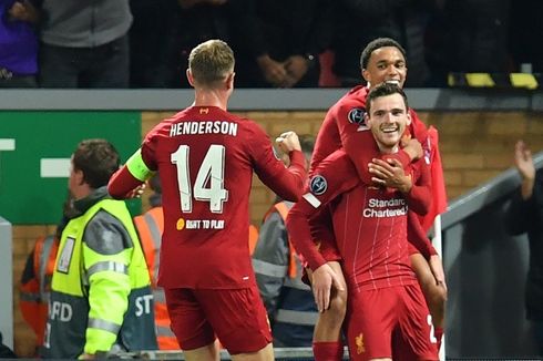 Liverpool Vs Salzburg, Gol Perdana Robertson di Liga Champions