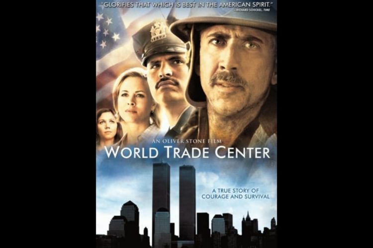 Poster film World Trade Center (2006), dibintangi Nicolas Cage.