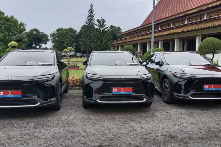 Mobil listrik yang diberikan untuk delapan pejabat di Provinsi Riau beberapa waktu lalu.