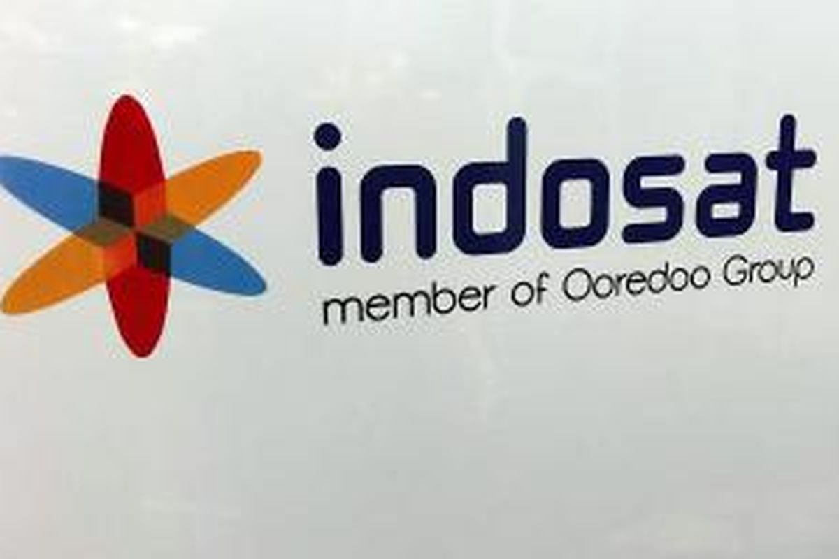 Ilustrasi Logo Indosat, Member of Ooredoo Group