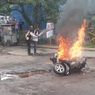 Sebuah Vespa Terbakar di GDC Depok, Sempat Timbulkan Kemacetan