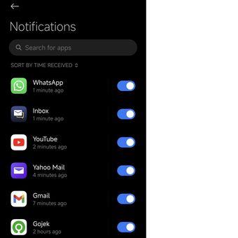 Pengguna Android bisa memilih aplikasi mana yang diizinkan mengirim notifikasi