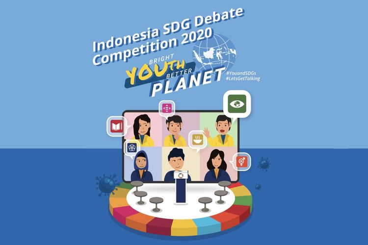 Program Pembangunan Perserikatan Bangsa-Bangsa (UNDP) bekerja sama dengan Badan Perencanaan Pembangunan Nasional (Bappenas), Kementerian Luar Negeri dan Tanoto Foundation menyelenggarakan Debat SDGs Indonesia tahunan kedua yang dimulai hari ini, Senin (12/10/2020).

