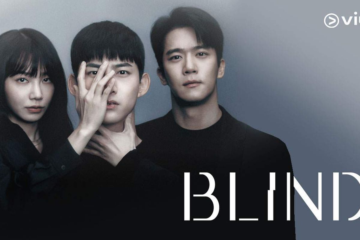 Poster drakor Blind yang tayang di tVN