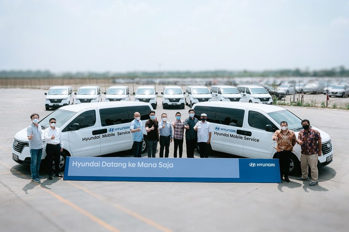 Layanan purnajual Hyundai memungkinkan konsumen bisa melakukan servis di mana saja.