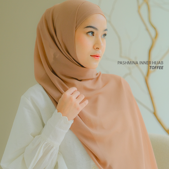 Pashmina inner Mayoutfit, rekomendasi model hijab Lebaran 