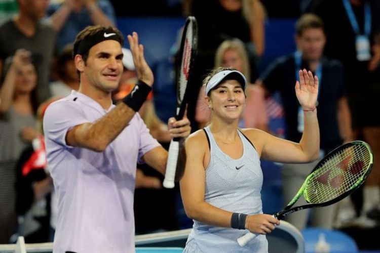 Roger Federer dan Belinda Bencic