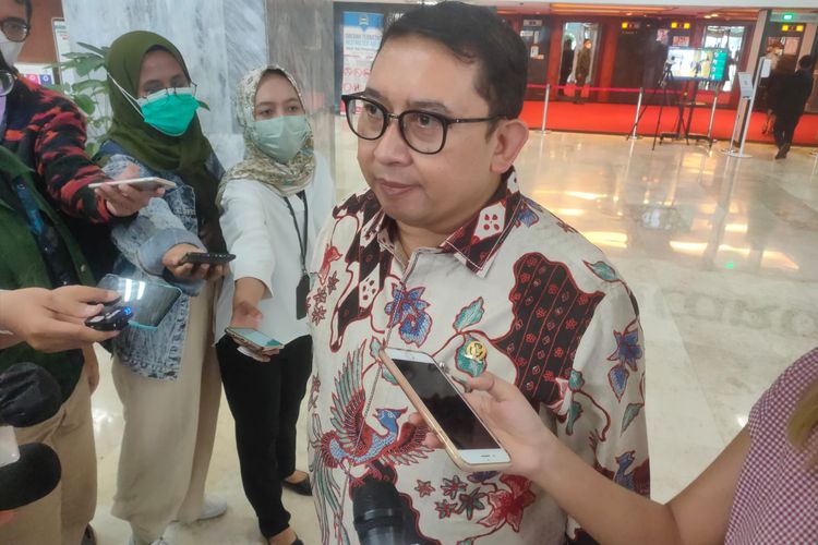 Wakil Ketua Umum Partai Gerindra Fadli Zon di Kompleks Parlemen Senayan, Jakarta, Kamis (21/4/2022).