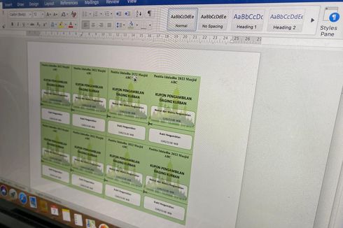 2 Cara Bikin Kupon Kurban Iduladha 2022 di Microsoft Word dengan Mudah