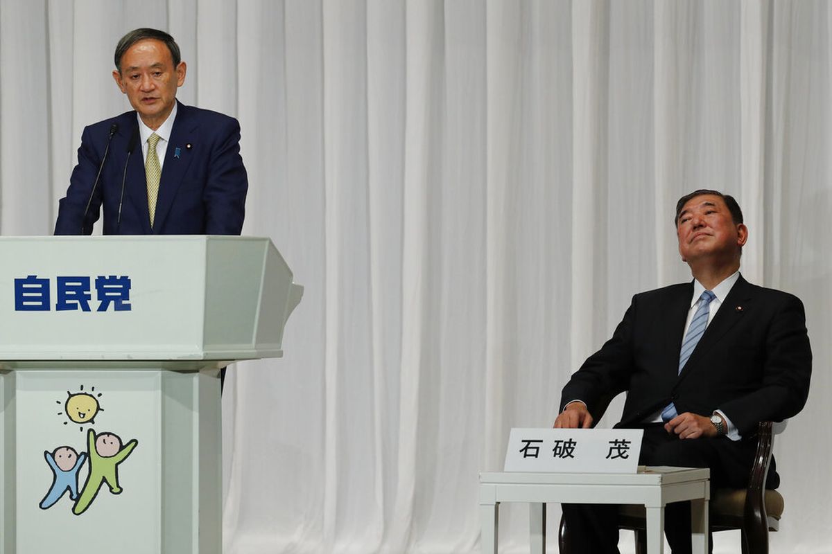 Yoshihide Suga won his party?s leadership election on Monday placing him on course to succeed outgoing Japanese Prime Minister Shinzo Abe.