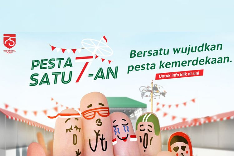 Grab menyelenggarakan lomba panjat pinang virtual dalam tajuk #PestaSatu7an.