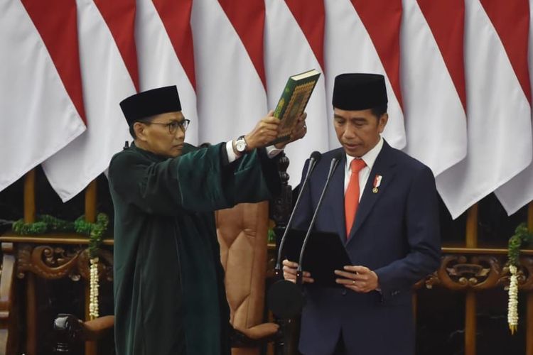 Pelantikan Joko Widodo sebagai Presiden dan Wakil Presiden RI periode 2019-2024.