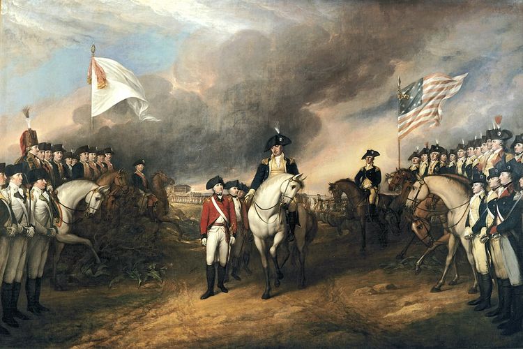 Ilustrasi keterlibatan Perancis dalam Perang Revolusi Amerika.
