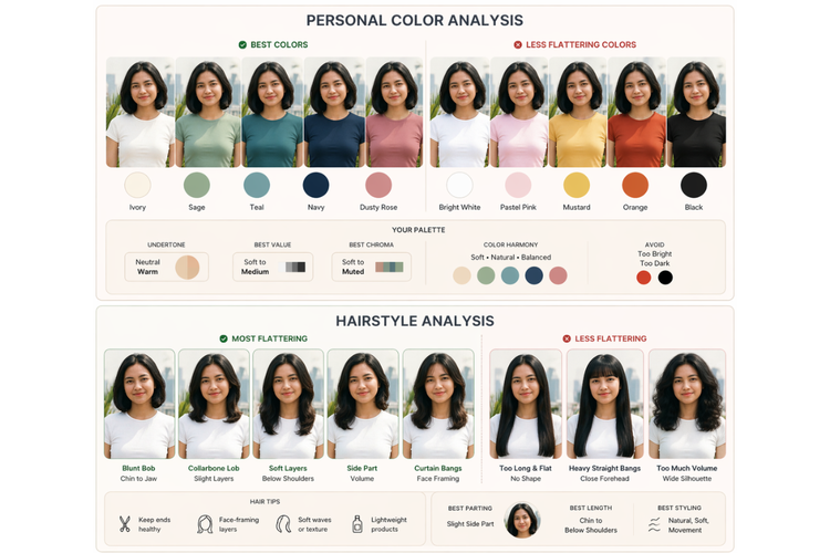 Viral di Medsos Infografis Color Analysis, Ini Cara Bikinnya Pakai ChatGPT dan Gemini
