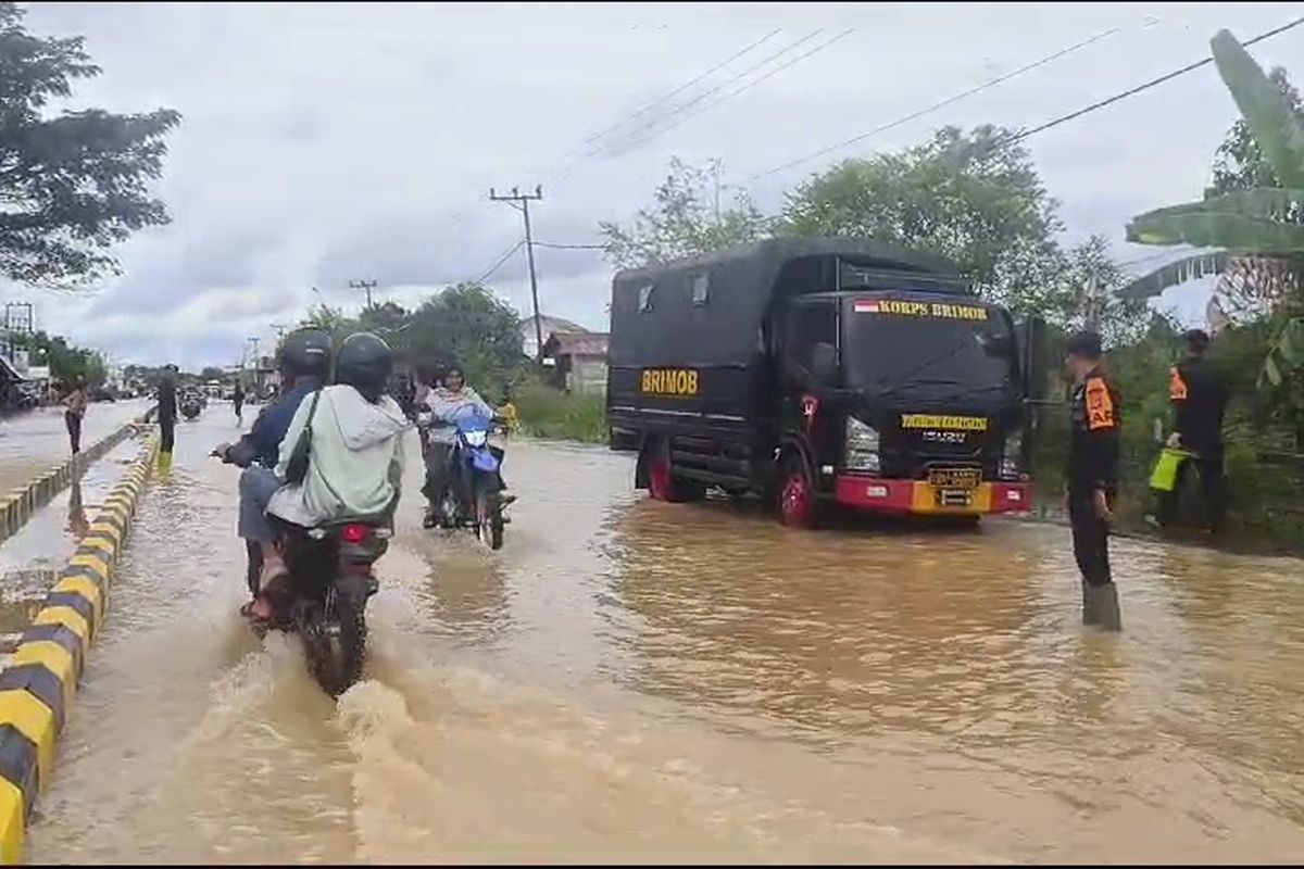 Diguyur Hujan Lebat Semalaman, 5 Kecamatan di Malinau Terendam Banjir