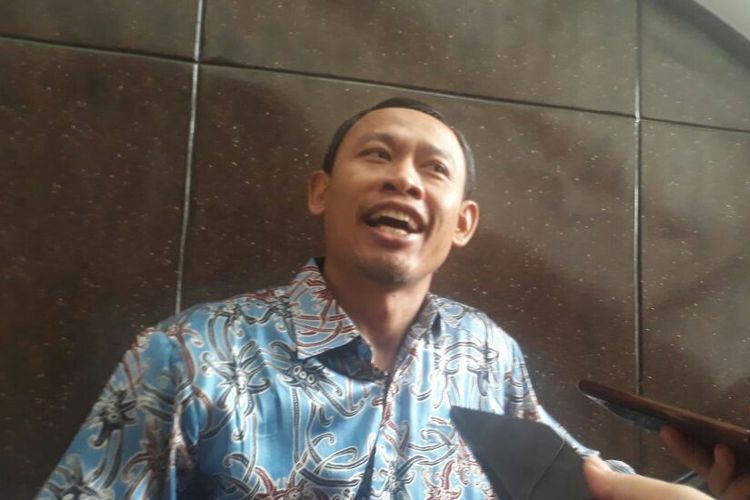 Komisioner Komisi Pemilihan Umum (KPU) Pramono Ubaid Tanthowi di KPU Pusat, Jakarta, Jumat (3/11/2017).