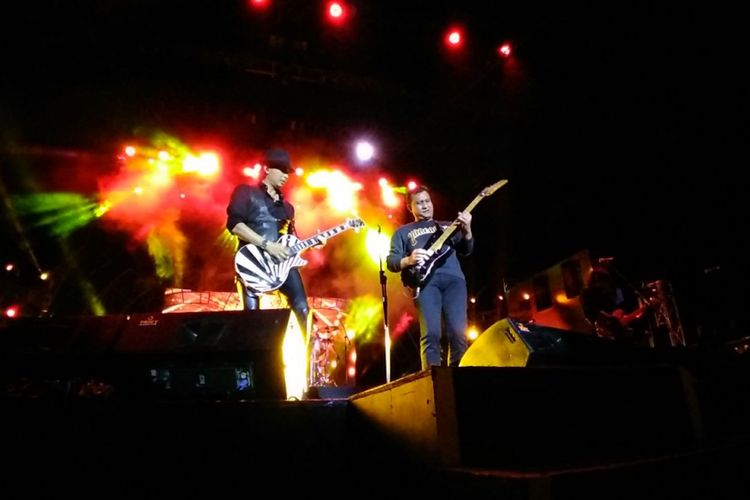 Padi kembali manggung di Bandung, Sabtu (24/2/2018) malam. Konsernya tadi malam merupakan aksi keduanya di Bandung setelah vakum 7 tahun.