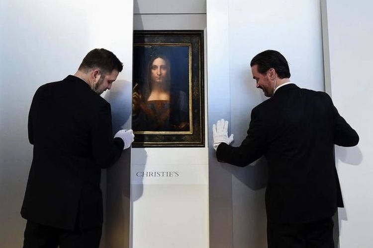 Lukisan Salvator Mundi karya Leonardo da Vinci dijual oleh rumah lelang Christie's pada 2017 dengan memecahkan rekor 450 juta dollar AS, atau lebih dari Rp 6 triliun.