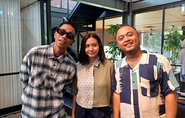 Fourtwnty dan Charita Utami saat ditemui di daerah Kebayoran Baru, Jakarta Selatan, Rabu (26/6/2024). 