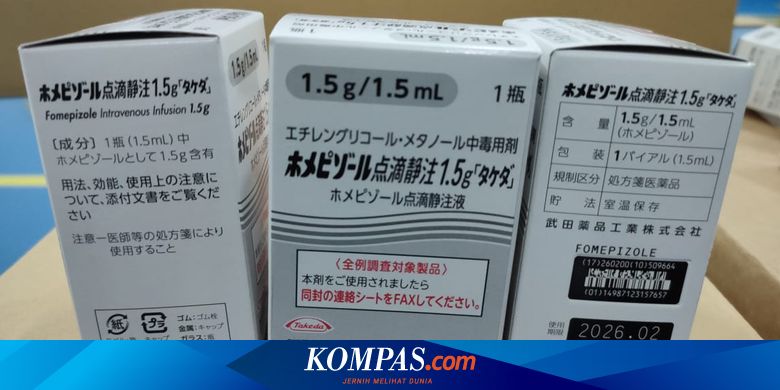 Kabar Baik, 200 Vial Fomepizole Obat Gagal Ginjal Akut Tiba di Indonesia