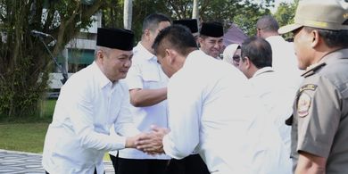 Halal Bihalal dengan ASN, Wabup Bangkalan Minta Kinerja Pegawai Tak Menurun Hingga Hemat BBM