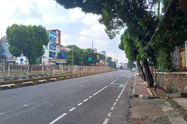 Jalan Mampang bersih dari APK Pemilu masuki masa tenang