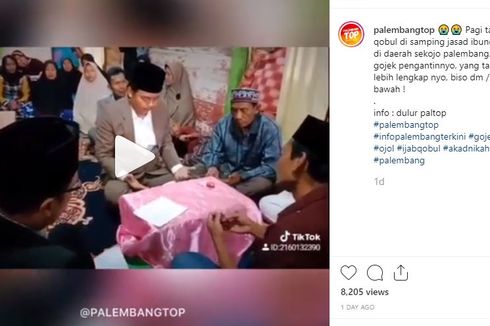 Kisah Sepasang Pengantin di Palembang, Menikah di Samping Jenazah Ibu
