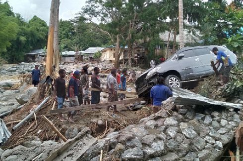 Banjir Bandang Sentani Jayapura, 69 Orang Belum Ditemukan
