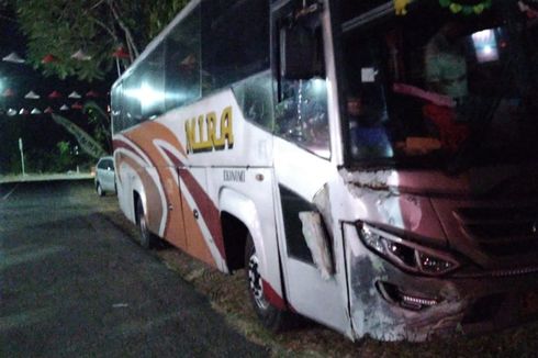 Kecelakaan Maut Bus Mira Vs Innova di Nganjuk Diduga Akibat 