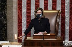 Usia 84 Tahun, Eks Ketua DPR AS Nancy Pelosi Jatuh Saat Pakai Sepatu Hak Sangat Tinggi