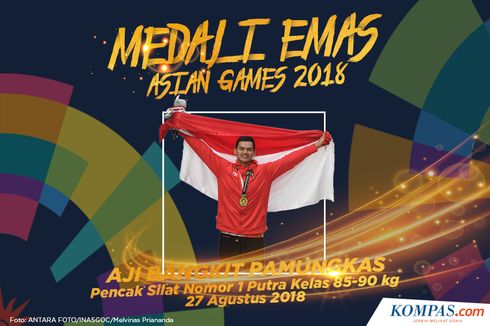 INFOGRAFIK Asian Games: Medali Emas Ke-16, Aji Bangkit Pamungkas