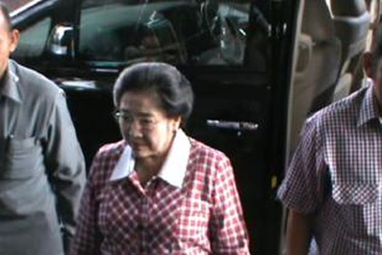 Megawati Sukarnoputri di Solo, Selasa (17/6/2014). 