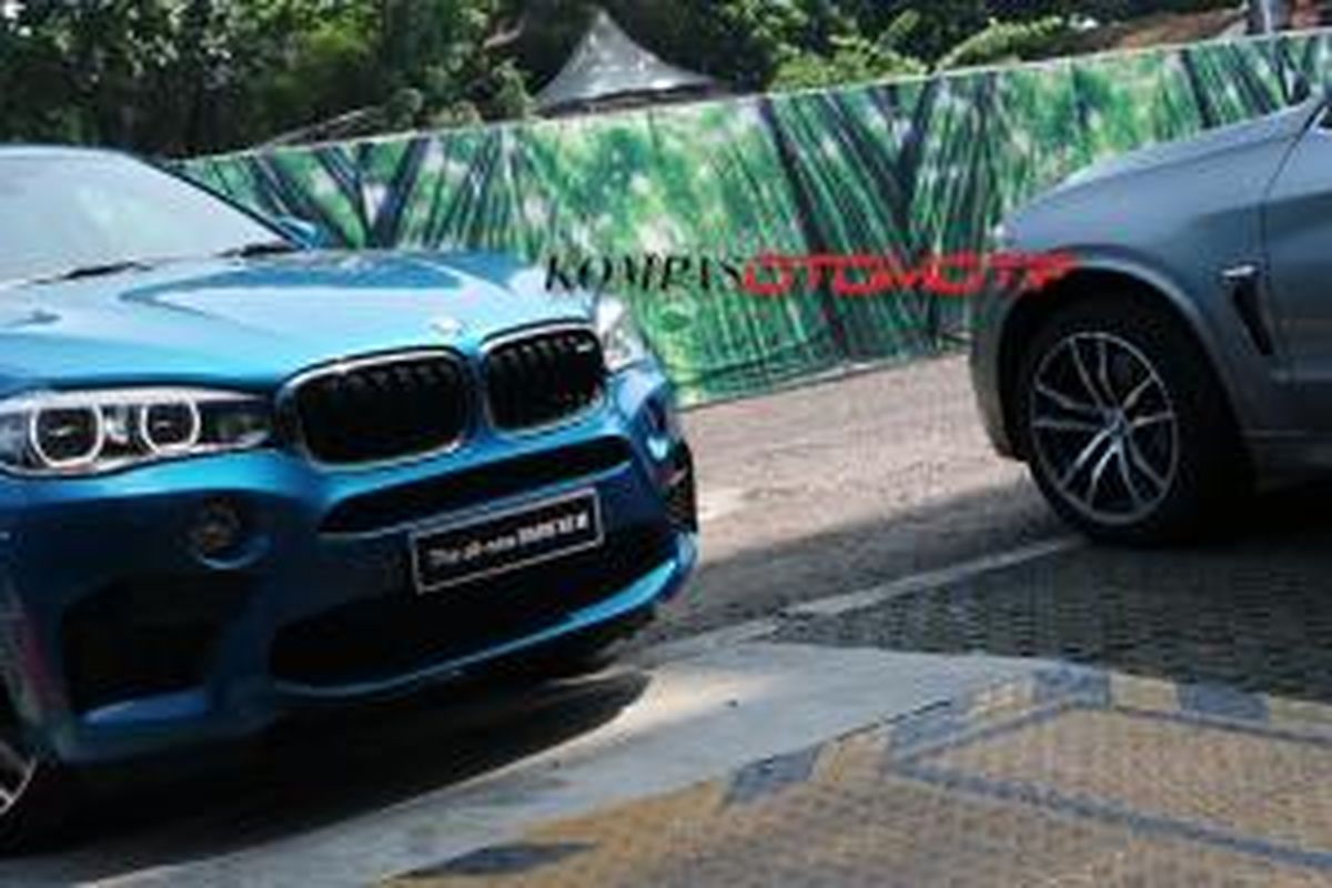 Sebagian tampang All-New BMW X6 M berhasil difoto.