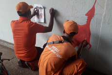 HUT DKI, Pasukan Oranye Setu Hias Terowongan dengan Mural 3 Dimensi