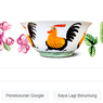 Google Doodle Berupa Mangkuk Ayam Jago, Ini Makna Istimewanya