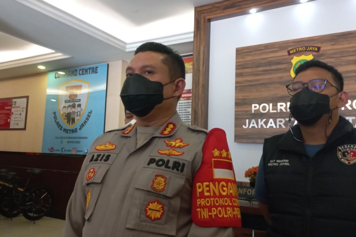 Kapolres Metro Jakarta Selatan Kombes Azis Andriansyah saat ditemui di Mapolres Jakarta Selatan, Minggu (5/9/2021).