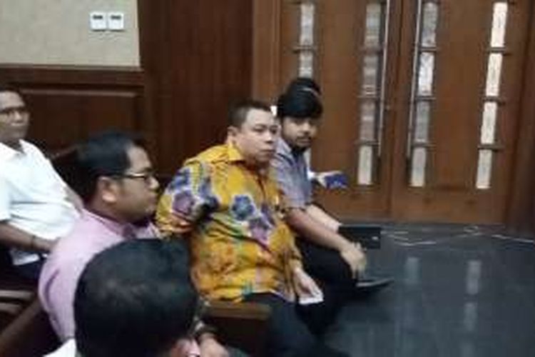 Anggota Komisi V DPR dari Fraksi PKB Fathan Subchi di Pengadilan Tipikor, Jakarta, Senin (9/5/2016).