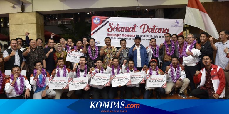 Keren Lulusan Smk Indonesia Juara Umum Ajang World Skills Asia 2018 Halaman All Kompas Com