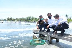 Menteri Trenggono: Tambak Udang Kementerian KP di Aceh Timur Ciptakan Multiplier Effect