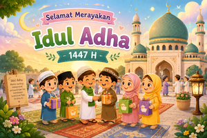 100 Link Download Poster Idul Adha 2026 Keren, Ada Tema Kartun