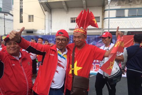 Final SEA Games 2019 Indonesia Vs Vietnam, Keakraban Suporter Jelang Laga