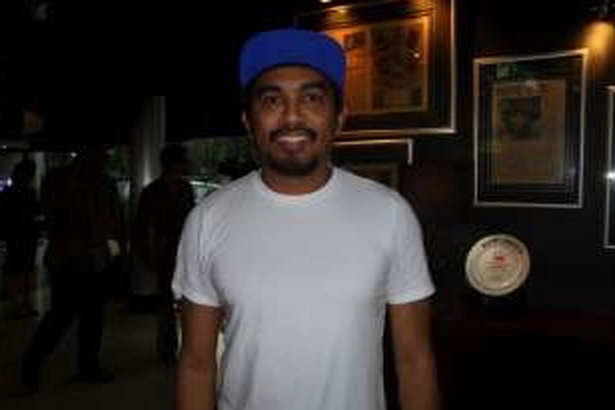 Glenn Fredly di Rolling Stone Kafe, Jakarta Selaran, Rabu (1/6/2016) sore.