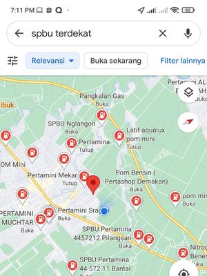 Cara mengetahui pom bensin terdekat atau pom terdekat (pom bensin SPBU).