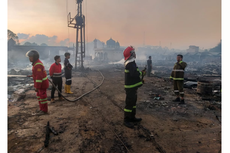 8 Jam Api Hanguskan Satu Desa di Kotabaru, 200 Rumah Rata dengan Tanah