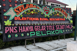 28 CPNS Kejari Deli Serdang Batal Dilantik, Imbas Papan Bunga Sindiran Pelakor