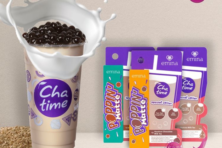 Kolaborasi Emina dengan Chatime