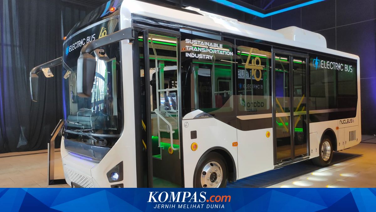Harga Bus Listrik Nucleus 6 Buatan Karoseri Laksana