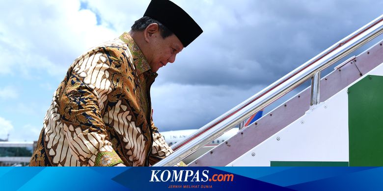 Prabowo Bertolak ke Doha Temui Emir Qatar Pascaserangan Israel