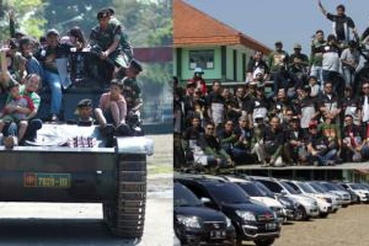 Terios Rush Club Indonesia (Teruci) jajal tank TNI.