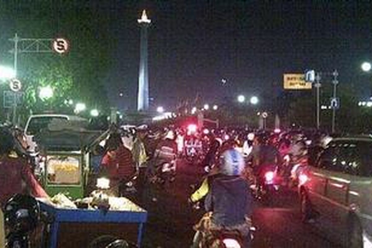 Kawasan Monas, Jakarta. 